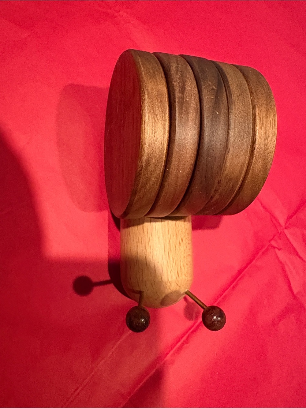 Wooden Snail Coaster Set and Phone Stand